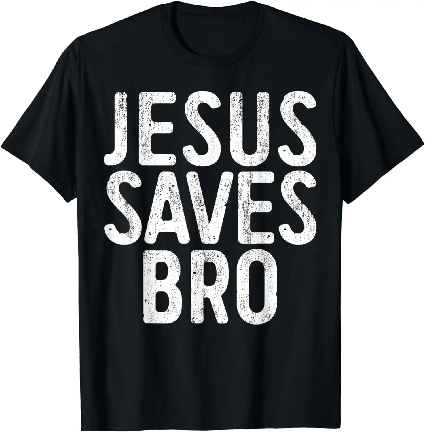 Jesus Saves Bro T-Shirt Christian Religion Shirt T-Shirt Vintage T Shirt  Men Clothing Tops Graphic T Shirts Camisas Streetwear