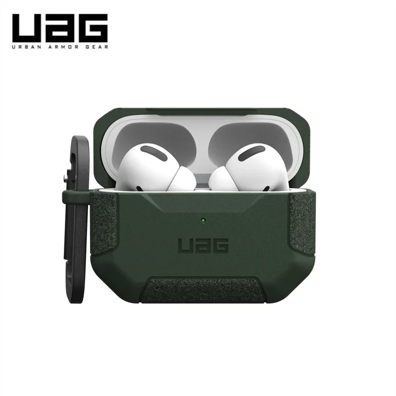 UAG Scout Protect the Pods Case For Apple Airpods 3 Pro 2 Air Pods 1 2 3 Headphones / Earphones Cover With Detachable Carabiner