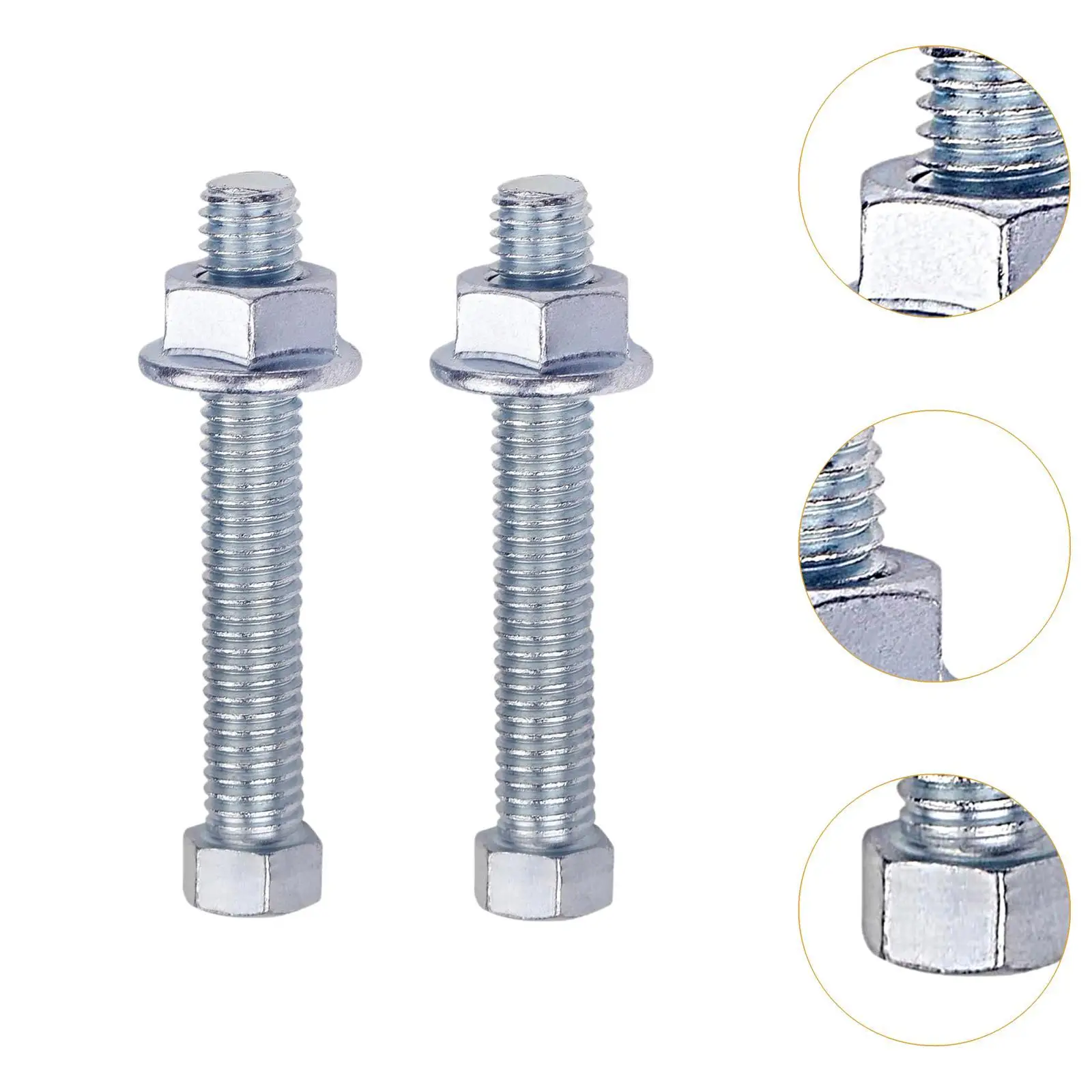 Steel Chain Adjuster Bolts 8x50mm Motocross Chain Alignment Kit for Honda CR125R CR250R CR500 Accessories