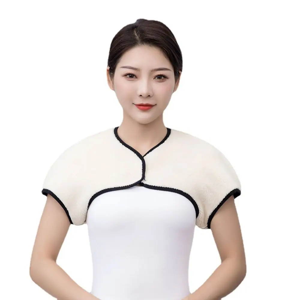 

Illness Neckerchief Clothes Lamb Fleece Thickened For Male Brace Pad Shoulder Warmer Wrap Shoulder Protector Detachable Shawl