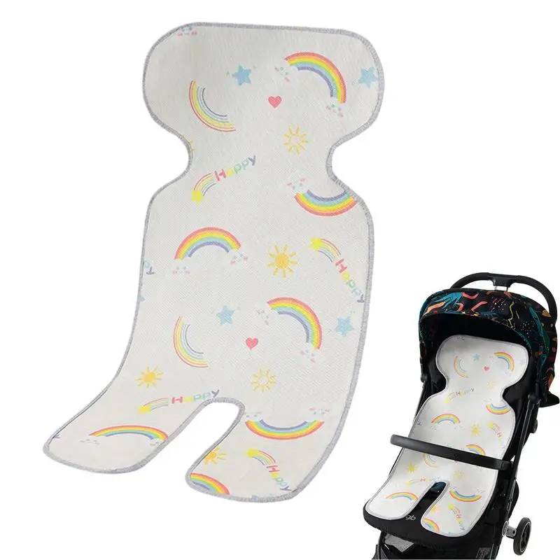 Ice Stroller Cooler Mat Stroller Ice Silk Cooler Liner Pad Super Light Stroller Cool Seat Liner For Baby Chairs Strollers Child