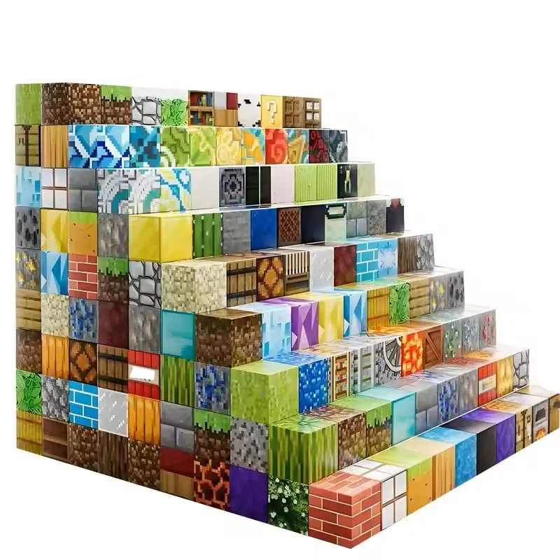 10-500PCS Magnetic Blocks Sets Building Toys Build Mine Magnet World Model STEM Montessori Sensory For Kids Christmas Gifts view 6