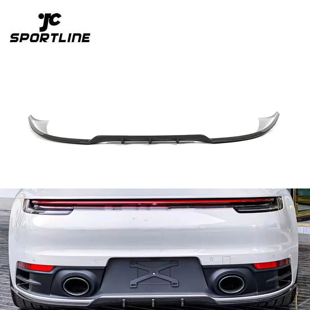 

Dry Carbon Fiber 992 Rear Diffuser Lip For Porsche 911 992 Carrera 4S Coupe 2-Door 2019-2021