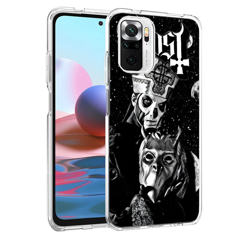 Ghost Papa Emeritus Cover Phone Case For Xiaomi Redmi 12C 12 10C 10 9C 9 10A 9A 8A 9T 7A 7 6A 6 Pro K20 K40 S2 Soft Fundas Shell