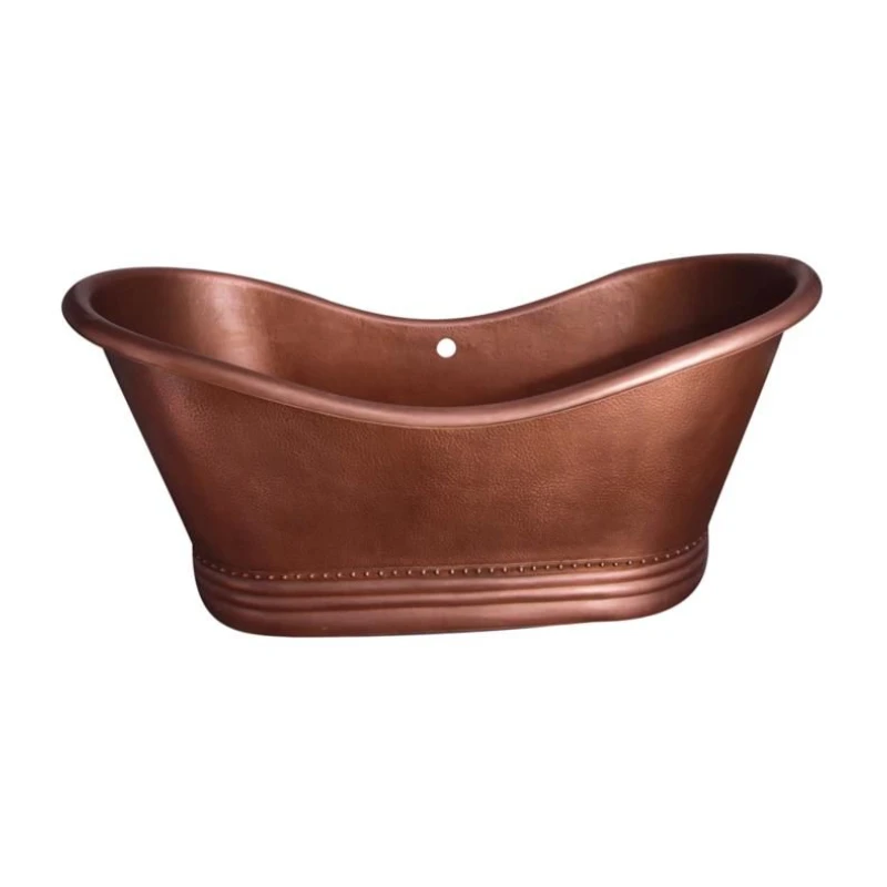 New Decorative Copper Bathtub Bathroom Accessories Home Hotels Usage Handmade Bathtub Luxurious Bathtubs & Whirlpools