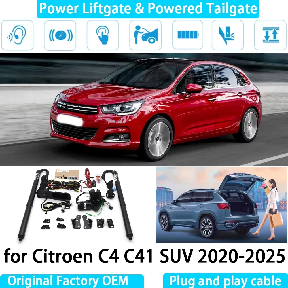 for Citroen C4 C41 SUV 2020-2025 Automatic Electric Power Liftgate Powered Tailgate Strut Tail Gate Lift System