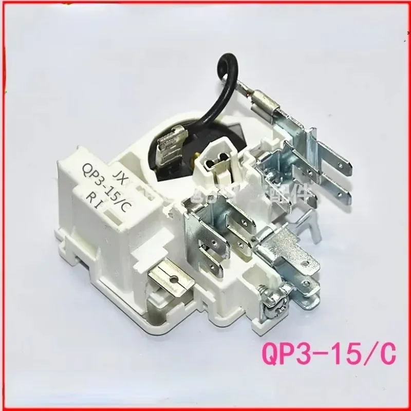 1PCS refrigerator compressor PTC starter QP3-15/C integrated relay overload protector