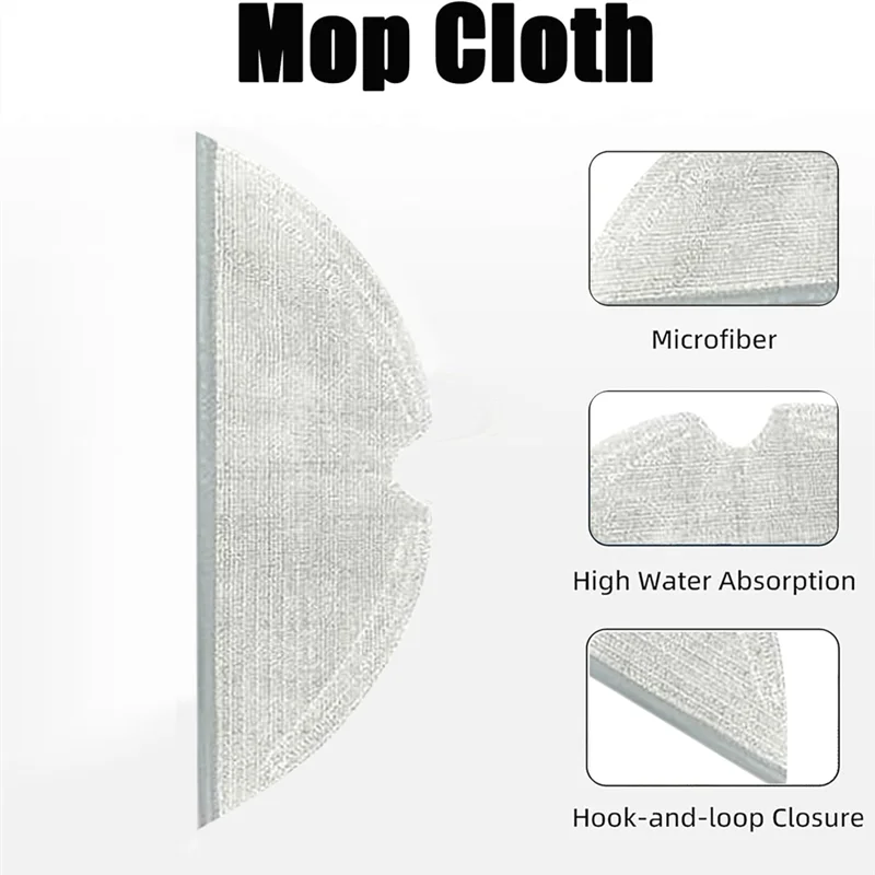 18 個交換部品 Roborock Q8 Max+/Q8 Max/Q5 Pro/Q5 Pro+ 真空ローラーサイドブラシフィルターモップパッドダストバッグ