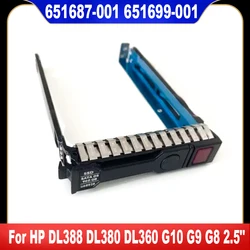 651687-001 651699-001 2.5 New For HP DL388 DL380 DL360 G10 G9 G8 Gen10 Gen9 Gen8 SAS SATA HDD Tray Caddy High Quality