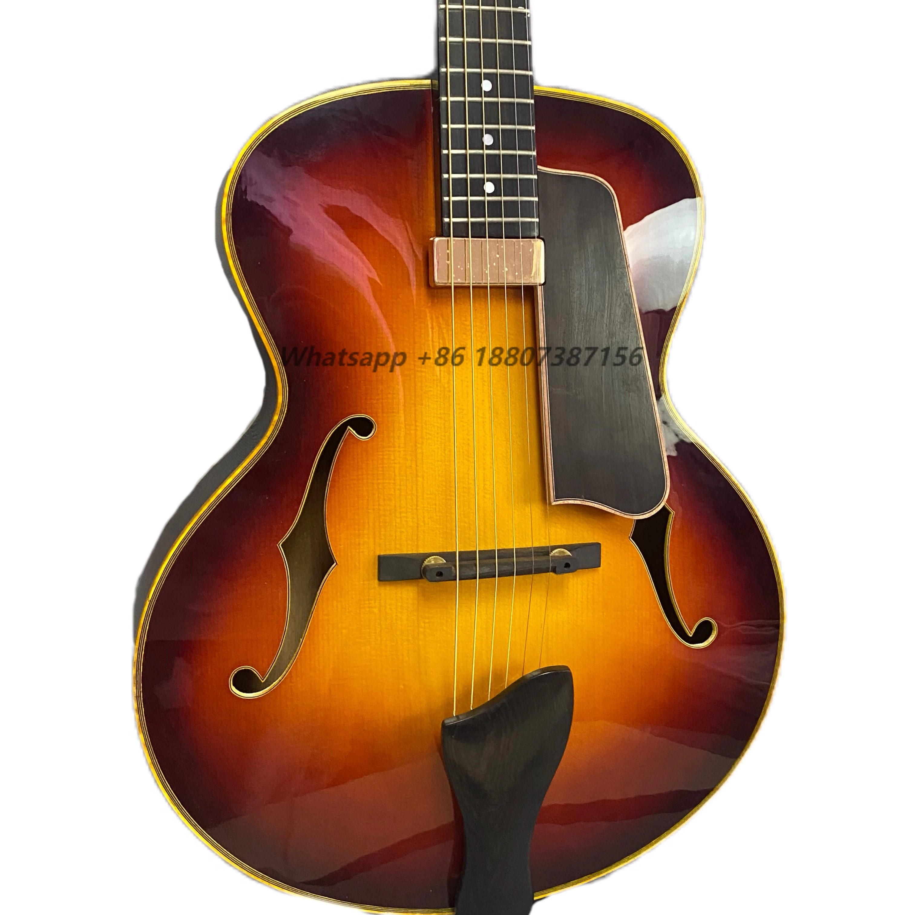 

Yunzhi High Quality Maple Jazz Guitars Customizable Acoustic Guitar