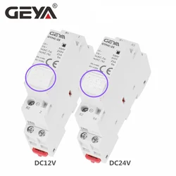 GEYA GYHC 접촉기 DC12V DC24V 코일 전압 25A 2NO 2NC 1NO1NC 50/60Hz AC220V 메인 전압
