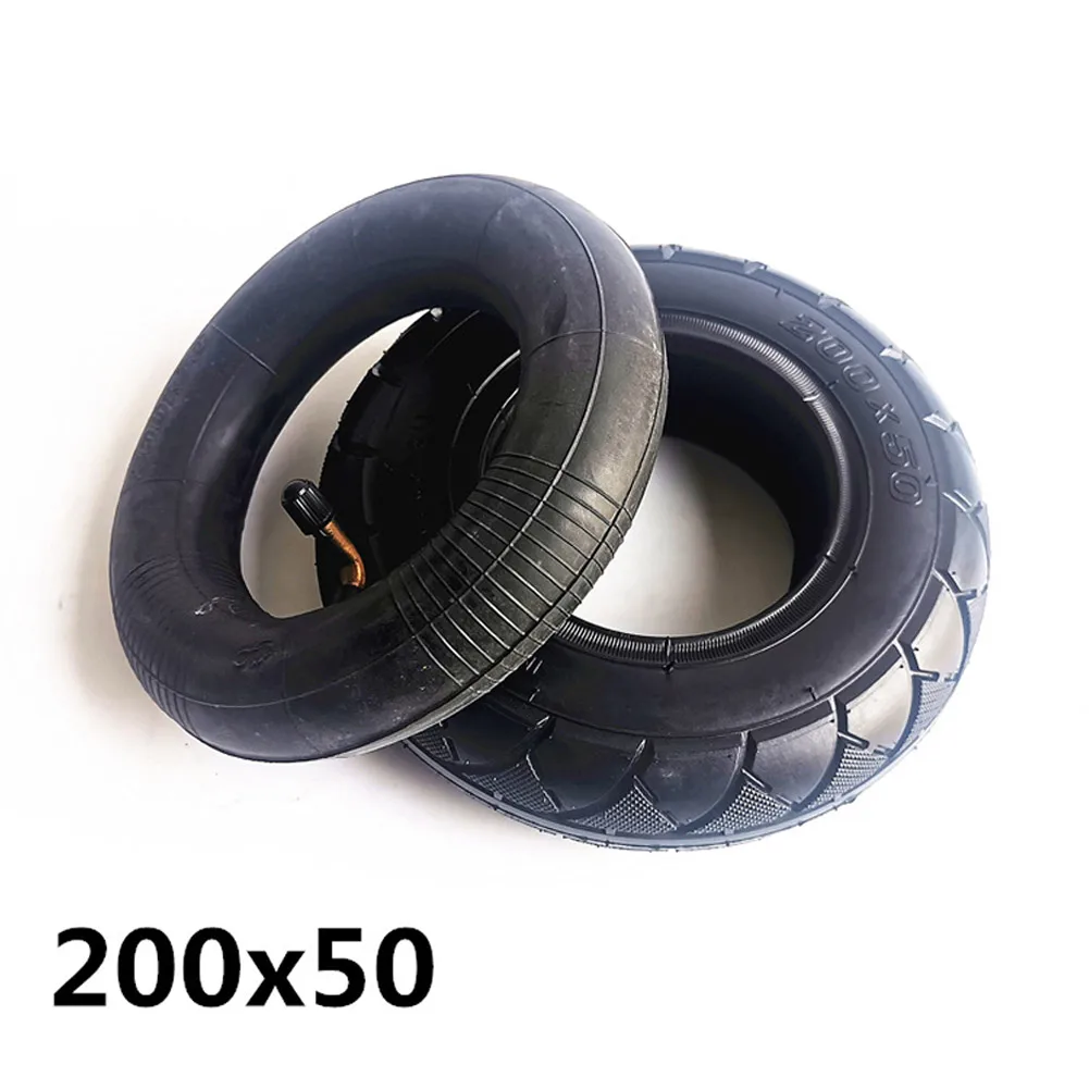 

200x50 Electric Scooter Tire Inner Tube Bent Valve 8x2 Inch Rubber Inner Tube For Use With Electric Scooters ﻿