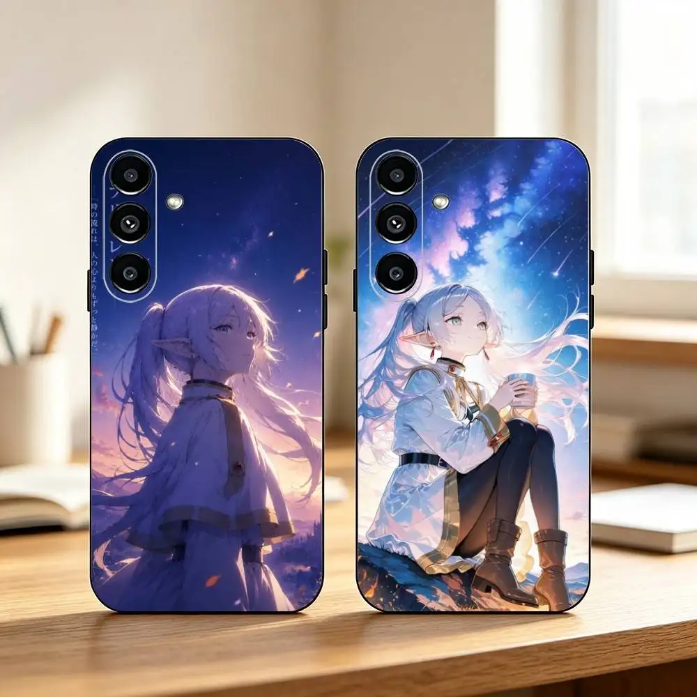 Frieren Himmel Journey  Phone Case For Samsung Galaxy A73,A72,A71,A70,A53,A52,A51,Others Soft Black Cover Gift