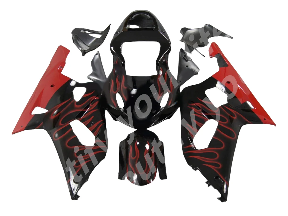 Red Black Injection Fairing kit for G S XR600 750 K1 01 02 03 G S XR 600 G S XR750 2001-2003 High Quality fairings red black