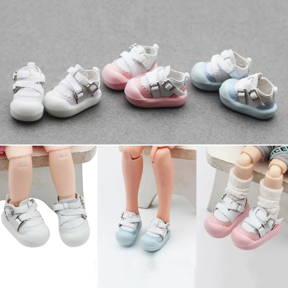 

1Pair Casual Sports Shoes for OB11 Doll DIY Doll Toys Colorful Handmade Doll Shoes 1/12 BJD Dolls Accessories