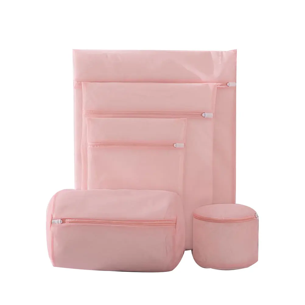 

1Set Laundry Washing Bag Fine Mesh Zipper Net Bag for Underwear Bras Pantyhose Socks Travel Organizer Washable Protective Bags