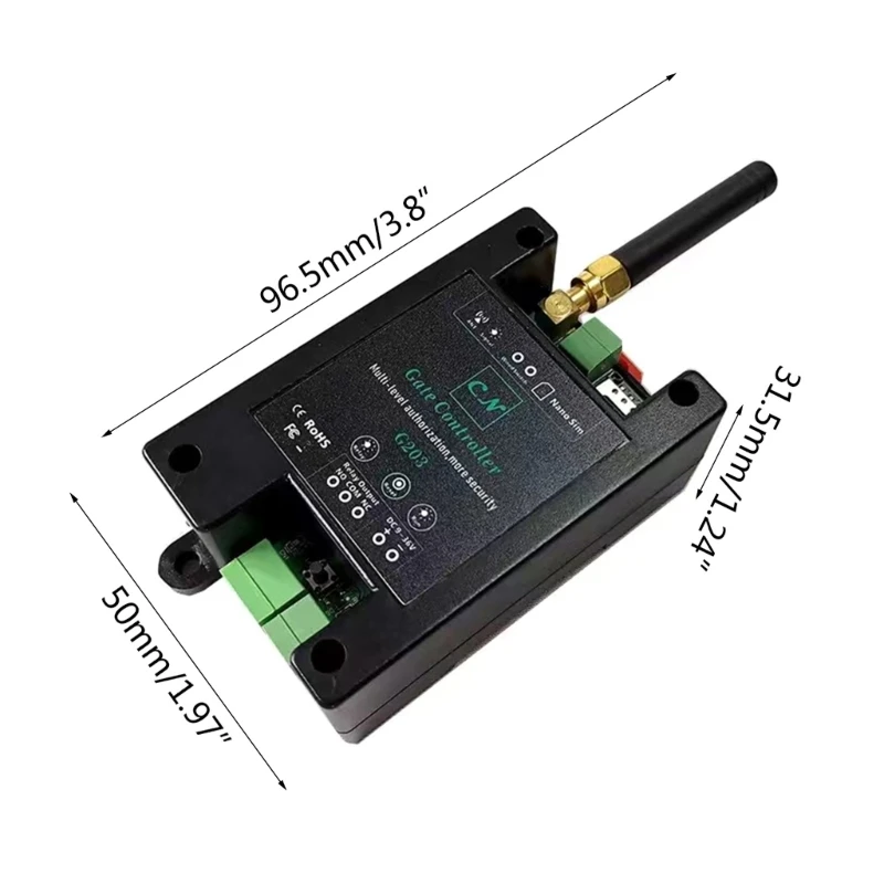 Contrôleur d'accès avec télécommande, commutateur d'ouverture de porte, prise en charge de la domination à distance, Cristal, 2G, 3G, 4G, G203, nouveau, 2023