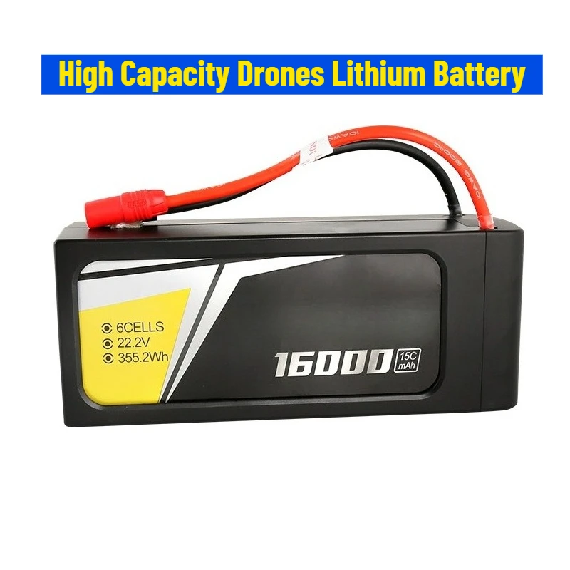 

16000mAh High Capacity Drones Lithium Battery