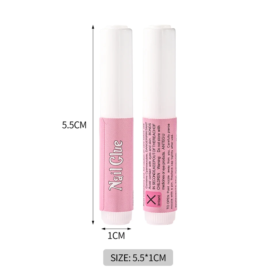 10/100 piezas de pegamento para uñas súper fuerte para uñas acrílicas y uñas postizas, adhesivo profesional para uñas, pegamento para tips de uñas, duradero 6
