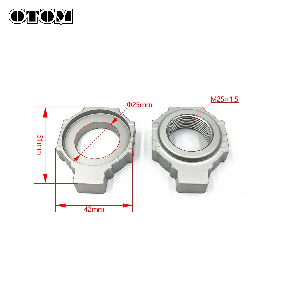 OTOM 2023 Motorcycle Rear Axle Block Chain Adjuster Slider Wheel Hub For KTM SXF XCF HUSQVARNA FC FX TC GASGAS EXF MCF 250 450