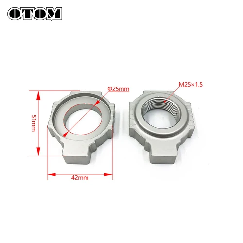 Imagen 2 del producto OTOM 2023 bloque de eje trasero de motocicleta ajustador de cadena cubo de rueda deslizante para KTM SXF XCF HUSQVARNA FC FX TC GASGAS EXF MCF 250 450