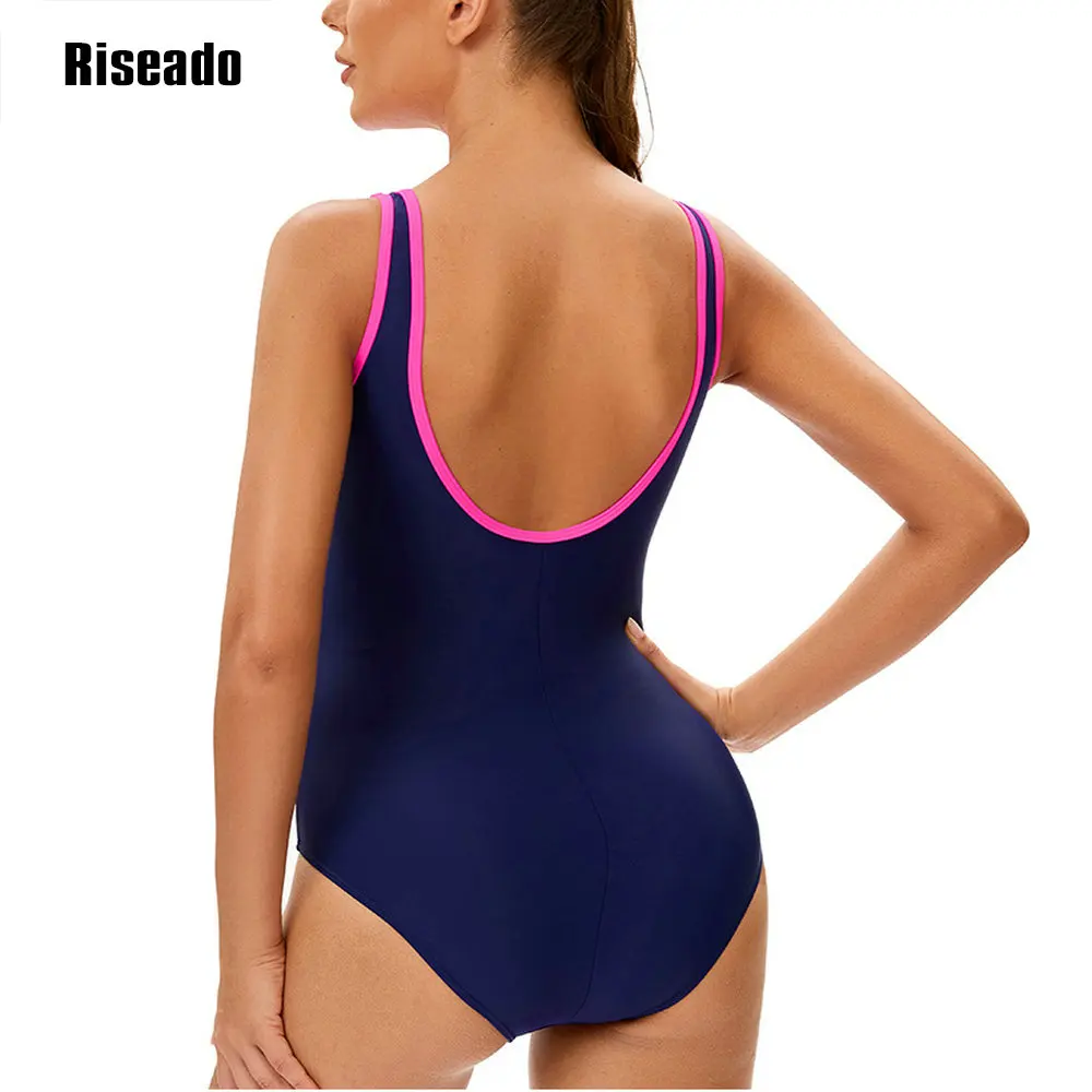 Riseado 2025 New U Back One-Piece Swimsuit Women's Bodylift Shaping Swimsuit