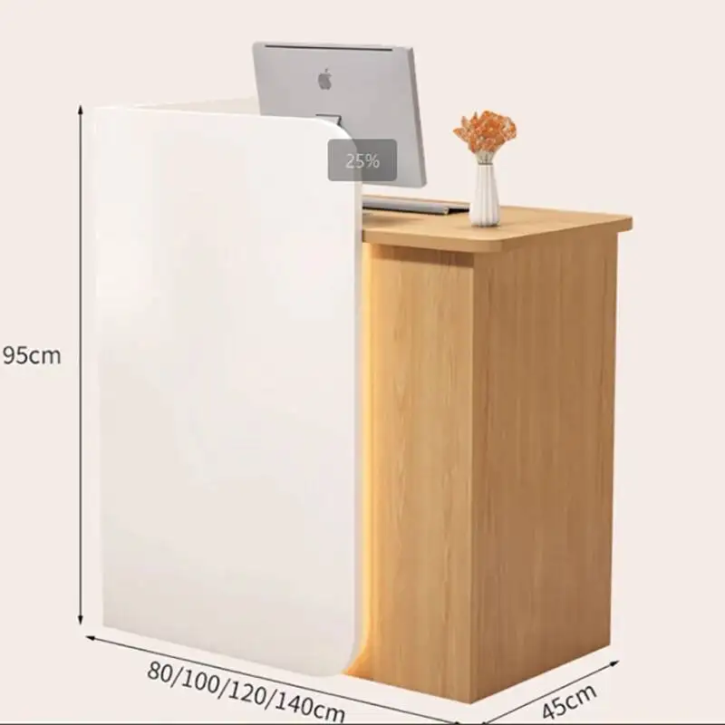 

Simple Luxury Modern Reception Counter Design Smallfront Reception Desk Beauty Salon Escritorios De Computadora Office Furniture