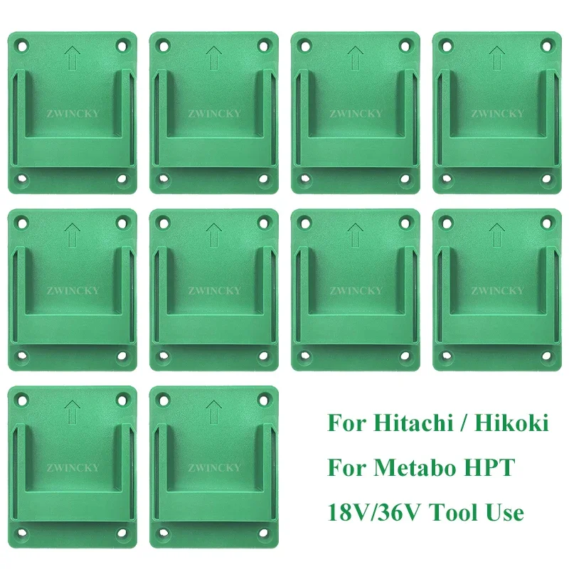 Drill Holder Power Tool Wall Mount Storage Plastic Shelf With Nails Storage Rack for Hitachi Hikoki Metabo HPT 18V 36V Tool