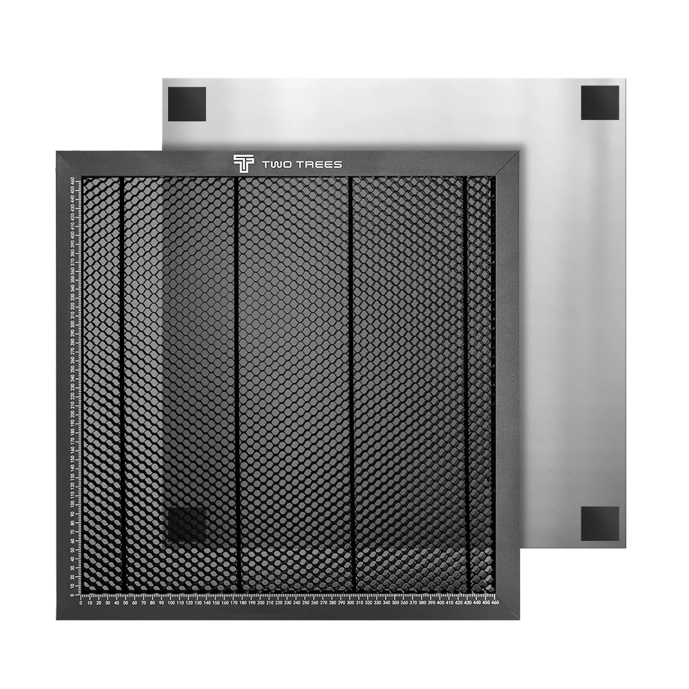 Mesa de trabajo de panal, Kit de banco de trabajo láser, piezas de equipo para máquina cortadora de CO2, grabador láser, 430x40mm/500x500mm