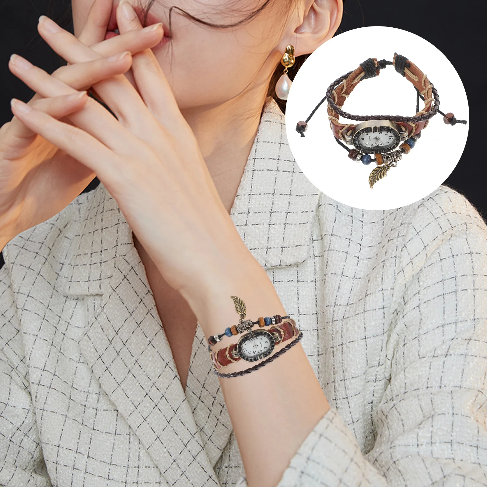 قطعة واحدة من ساعة اليد الكوارتز الأنيقة للرجال والنساء بحزام ناعم ودقيق لحفظ الوقت وخفيف الوزن ومريح #2