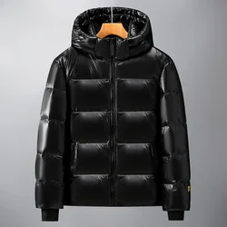 Chaqueta de invierno para hombre, abrigo de plumas de ganso de alta calidad, Parka, chaqueta de invierno para hombre, abrigo, nueva chaqueta larga con capucha de moda cálida, Canadá