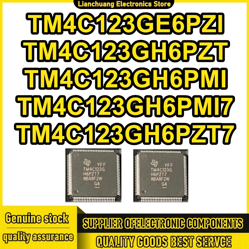 

TM4C123GH6PZT TM4C123GH6PMI TM4C123GH6PMI7 TM4C123GE6PZI TM4C123GH6PZT7 Микросхема IC MCU, 100% новая, оригинальная, в наличии