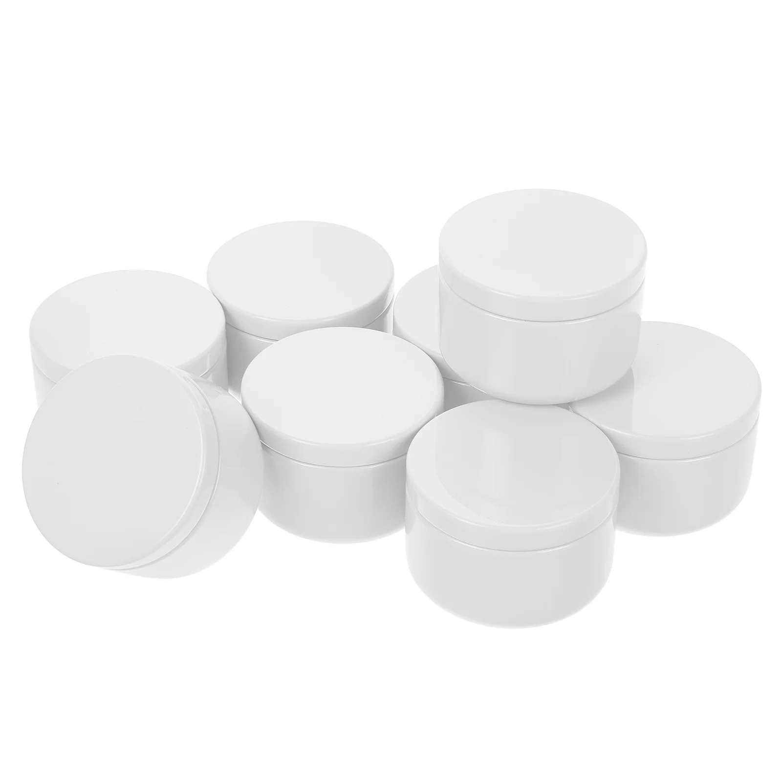 

8 Pcs Aromatherapy Essential Oil Cans Diy Dispensers Jars Containers with Lids Storage