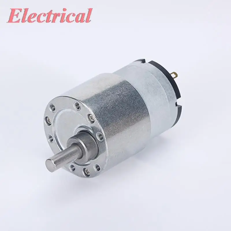 1pc 6V/12V/24V Miniature High Torque Reduction Gear Box Micro Speed Reversible Electric Reduction Geared Motor 7~960RPM DC Motor