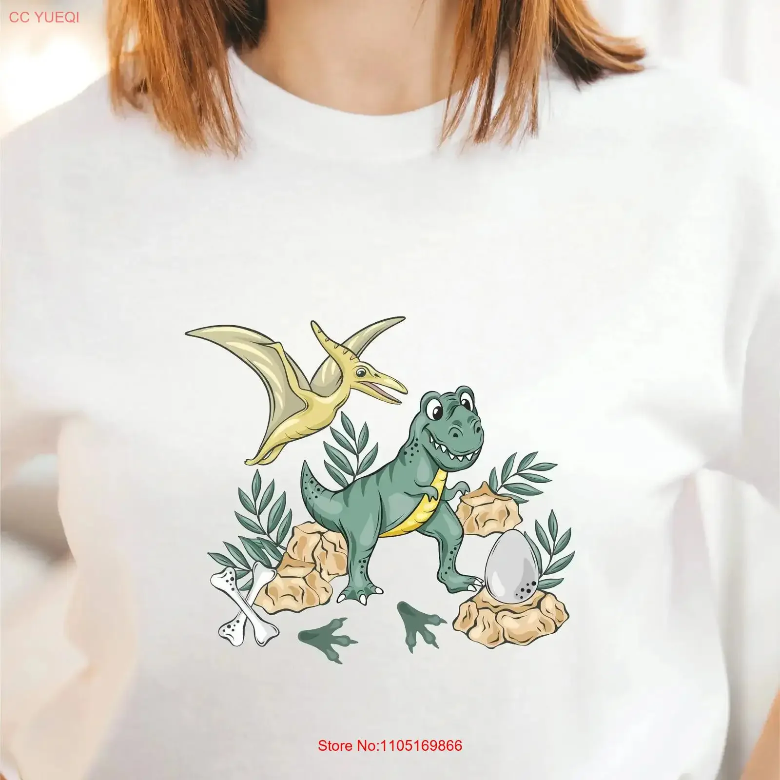 ديناصور تي شيرت لطيف عيد ميلاد مضحك s دينو المرأة الأعلى خمر غسلها مصمم الملابس عارضة لينة أوم امتدت مريحة
