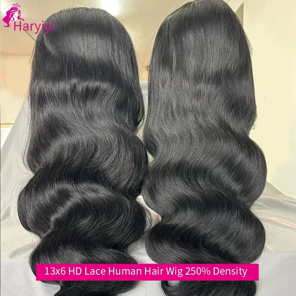 Natural Color Body Wave Human Hair Wigs For Women 13x6 HD Lace Front Human Hair Wigs 5x5 HD Lace Closure Wig Go Ready To Wear Glueless Wig