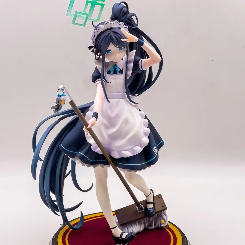 

Коллекционная фигурка аниме-девушки Тендо Алис в костюме горничной из Blue Archive, 24,5 см, для декора рабочего стола, для фанатов аниме