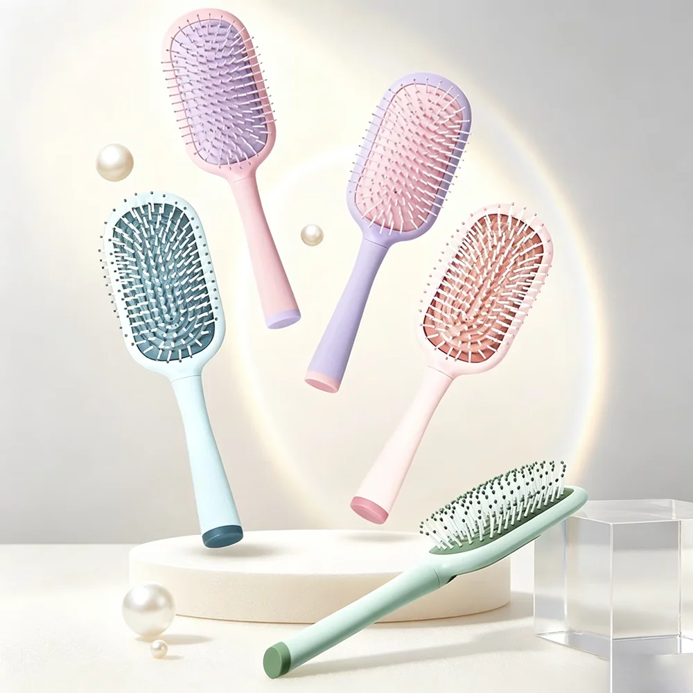 Air Cushion Hair Brush Large Size Massage Scalp Comb for Women Home Use Detangling Styling Tools Specially Designed for Wigs