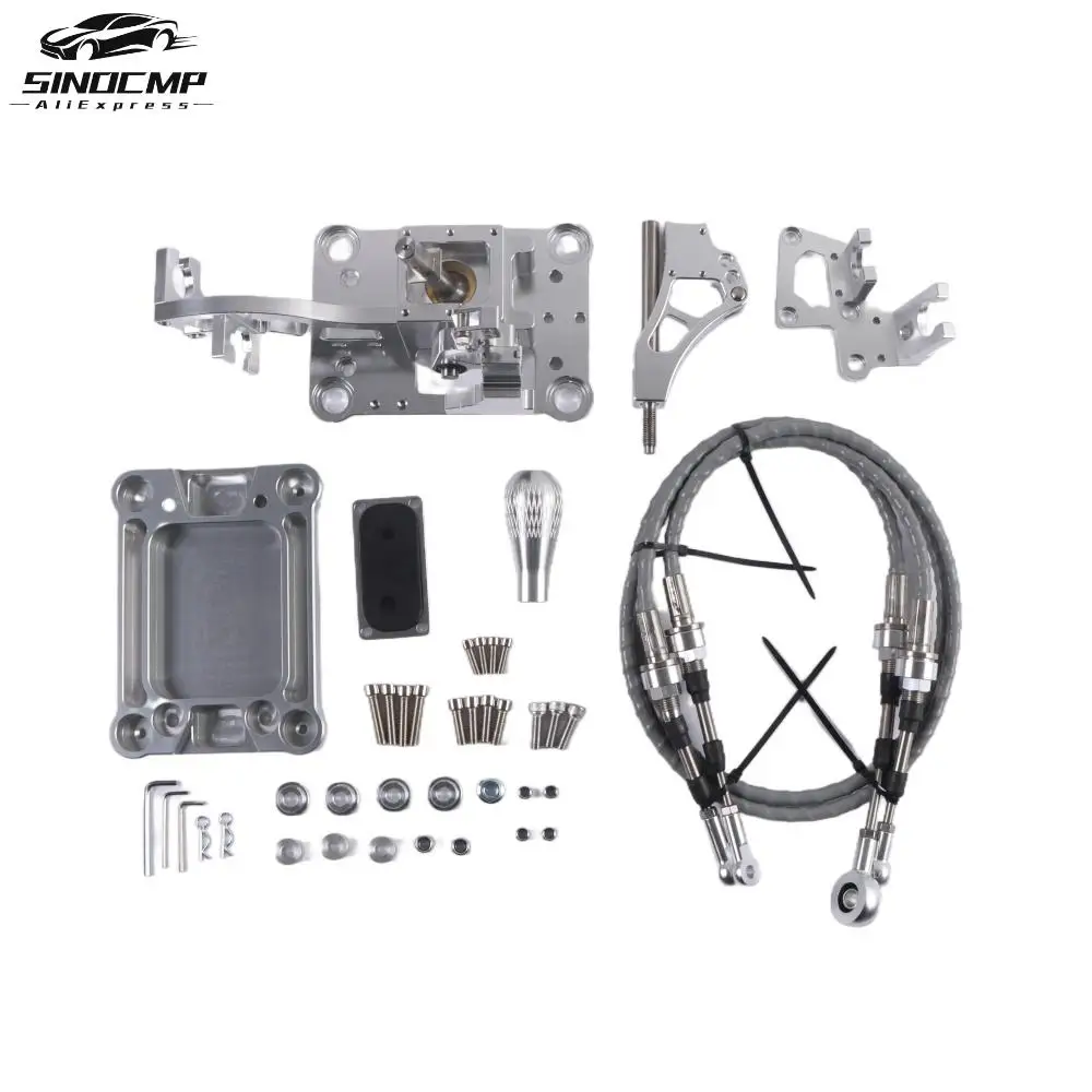 

1Set RSX Shifter Cables Trans Bracket Shifter Assembly Kit For Honda Civic EG EK EF K20 K24 Engine Car Shifter Accessories