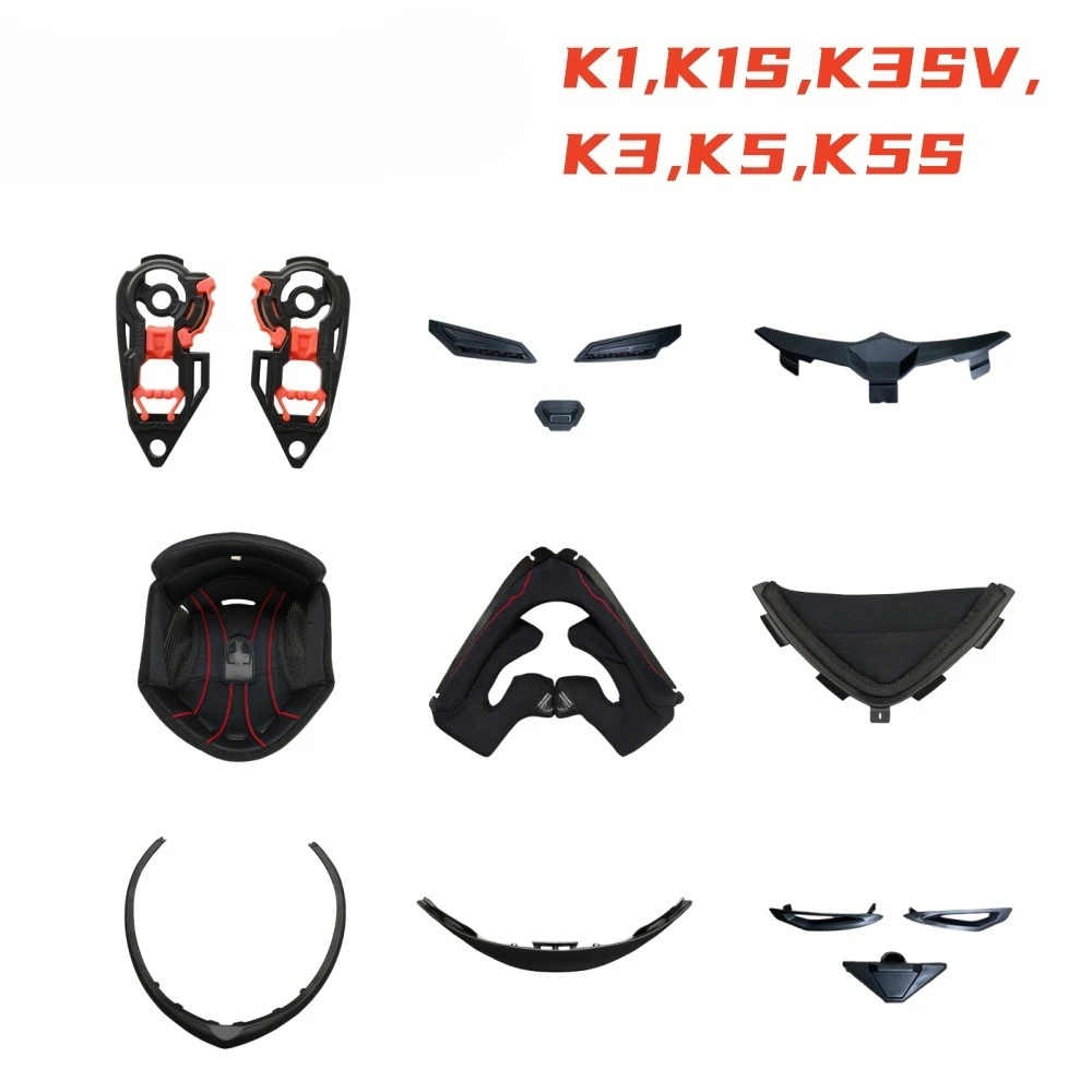 

Для AGV K1 K1S K3SV K3 K5 K5S аксессуары для шлема лобовое стекло подбородок сетчатая основа защита носа детали вентиляционной подкладки