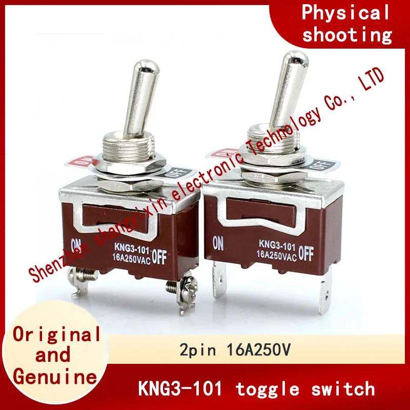 

KNG3-101 тумблер включения-выключения 16А250В 2-контактный 2-позиционный переключатель головки/пячения/тумблера M12