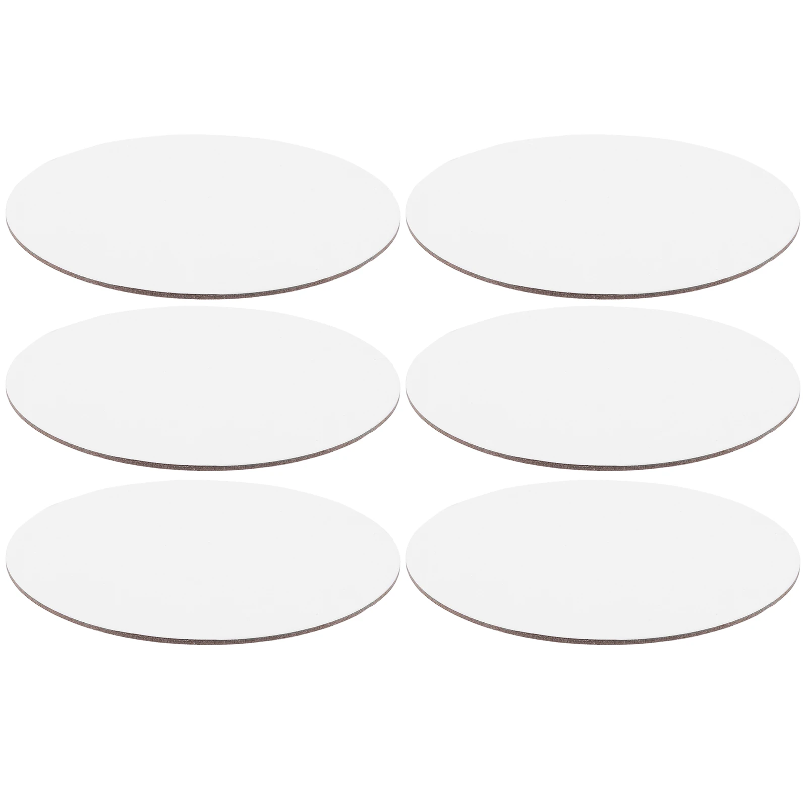 6 قطعة لوحة مستديرة 25 سنتيمتر فارغة امتدت اللوحة للزيت الاكريليك درجة الحرارة الفن Diy بها بنفسك جدار ديكور قماش لوحات قماش الفنان #1