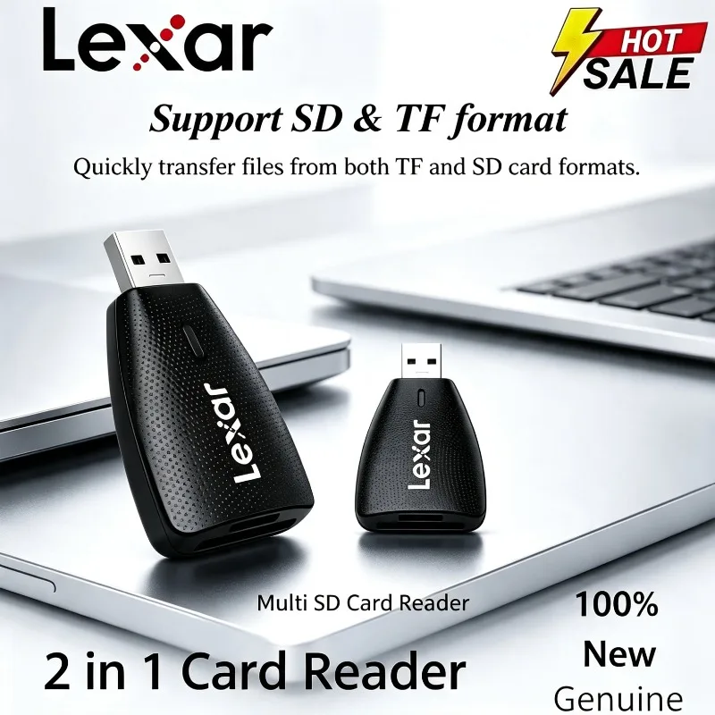 Lexar USB3.2 Type-C USB3.1 Lexar Card Reader to SD MicroSD TF Card for PC Laptop Smart microsd Memory card Reader SD Adapter