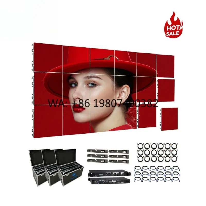 HD Full Color Outdoor LED Screen P2.6 P3 P3.91 Waterproof Luminous Video Wall Portable Rental Display For Concert Stage Event