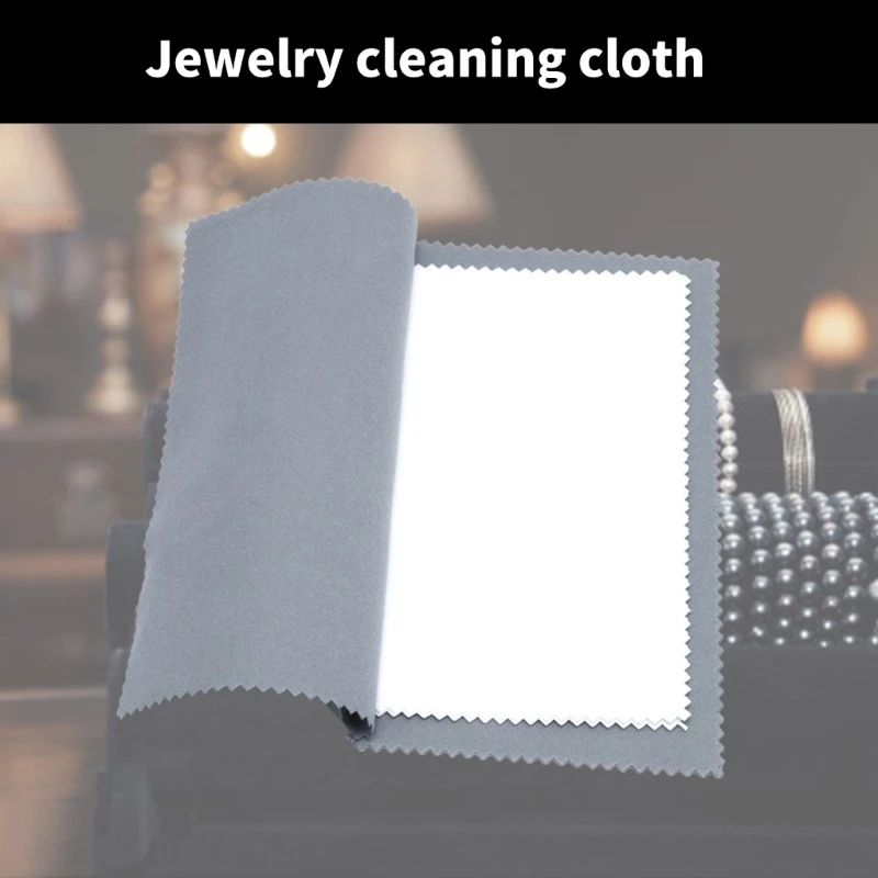 Luxury Polishing Cloth for Sturdy Metals Gold Silver Stylish Large Cotton Home Fashion Jewelry Accessory for Adults