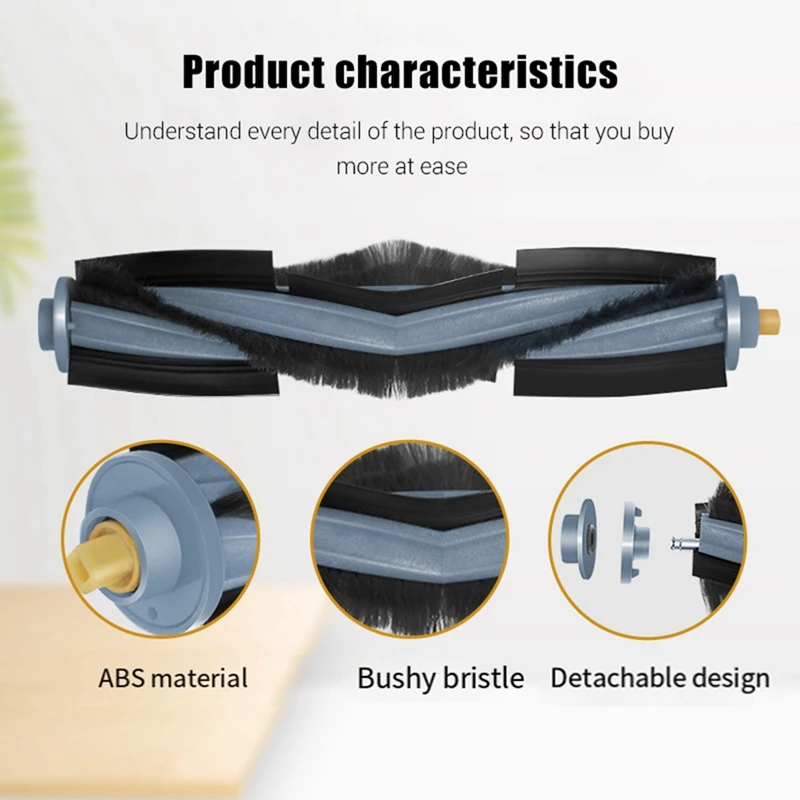 Cepillo lateral principal para Ecovacs X1S PRO Deebot, accesorios, filtro Hepa, mopa, paño, bolsa de polvo