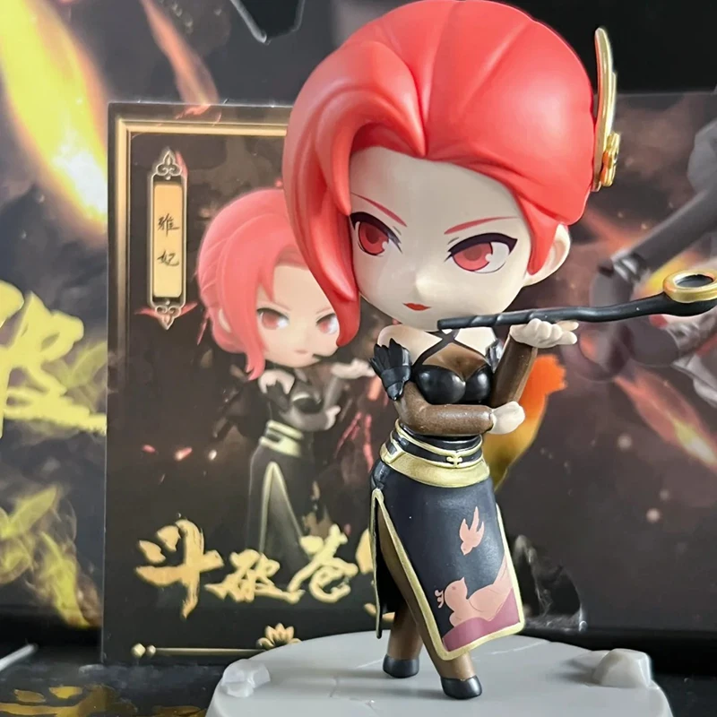 Battle Through the Heavens Actionfigur Blind Box Puppe Xiao Yan Cai Lin Figur Xiao Xun Er Modell Ornament Anime Collection Geschenk