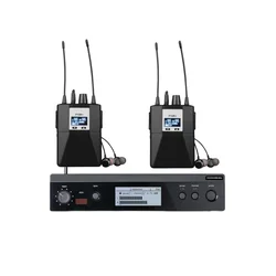 PSM300  Metal Monitor Wireless Stereo UHF Vocal In Ear Monitoring System for Studio Interview Recording Stage Performance