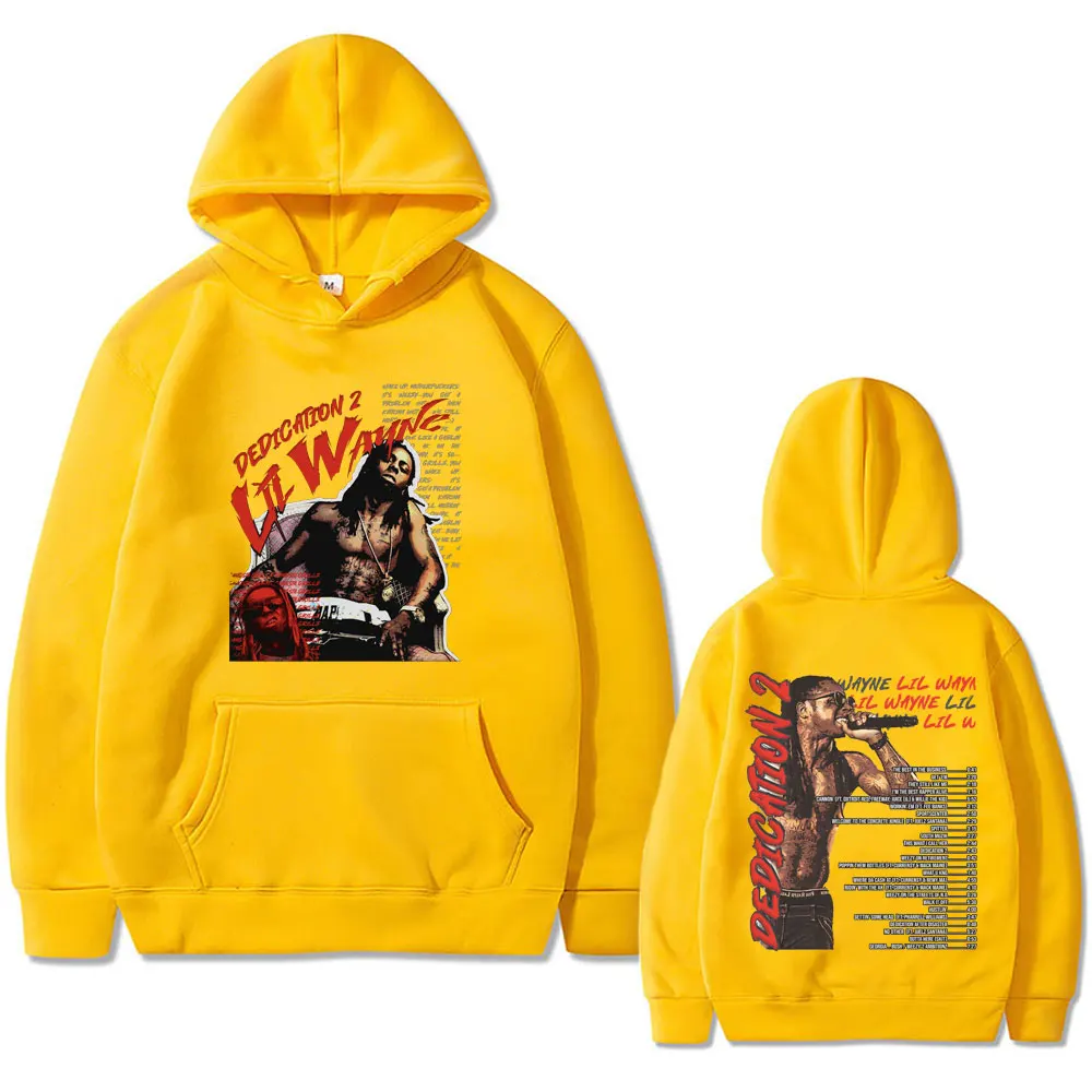 Rapper Lil Wayne Dedication Hoodie Autumn - Фотография_4