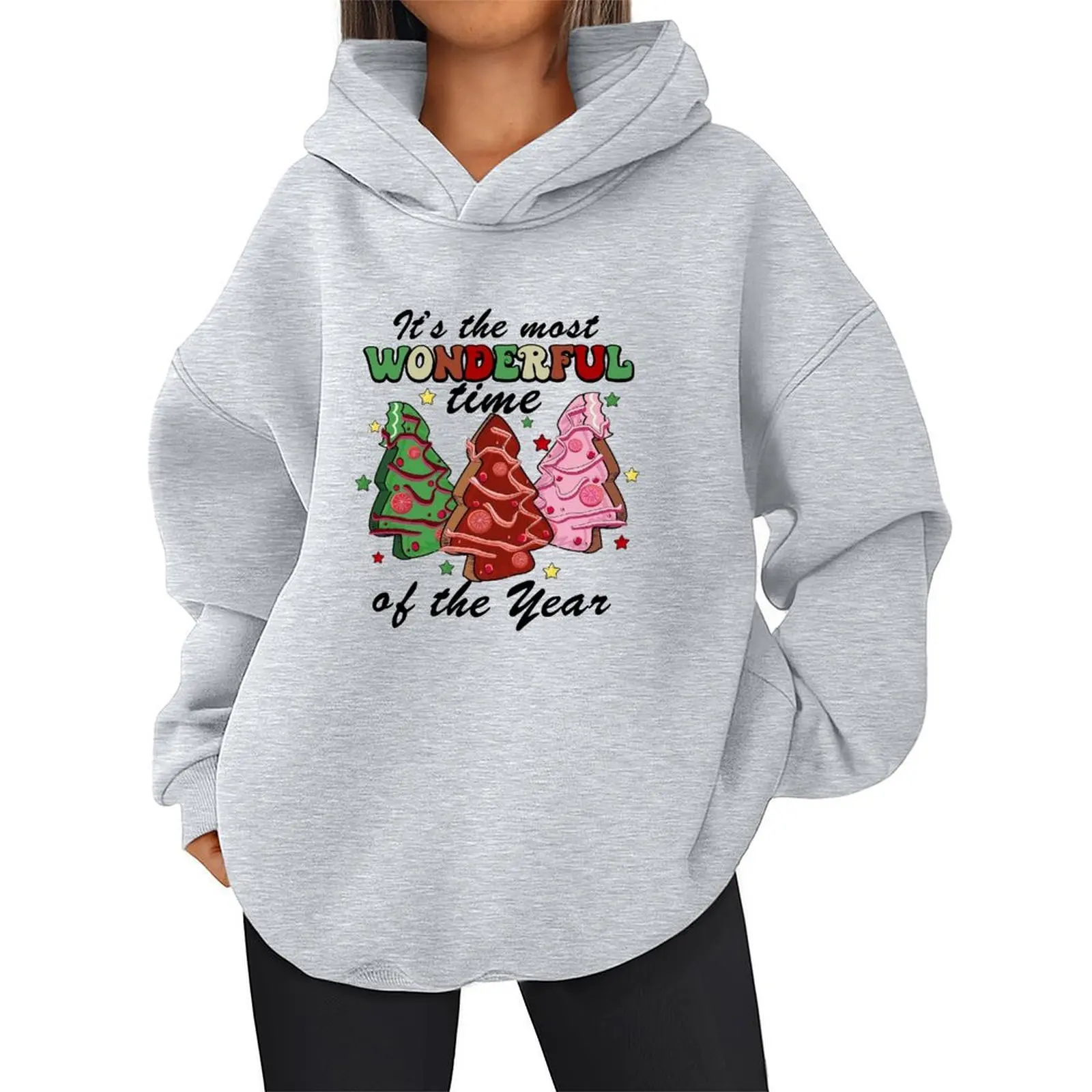 

Casual Pullover Women Hoodie Stylish Look Spring Summer Autumn Hooded Design Polyester Fabric Cute And Comfy Hoodies